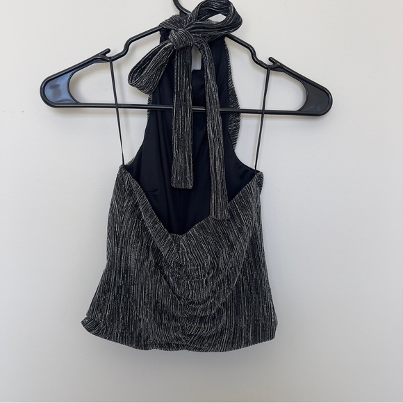 Metallic Thread Halter Top - Picture 5 of 6